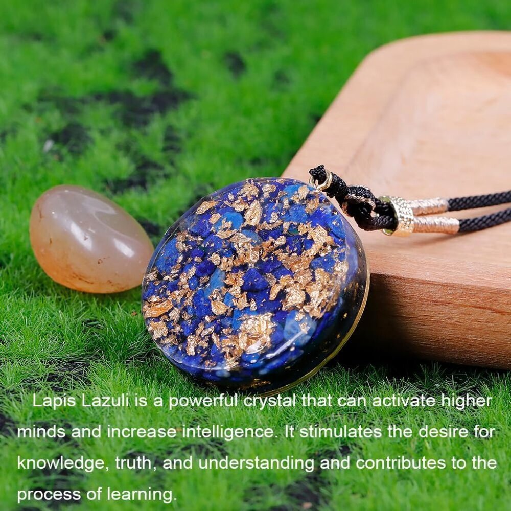 Orgonite Necklace - Sri Yantra Rotatable Pendant For Anti Stress Anxiety & Medit - Picture 3 of 8